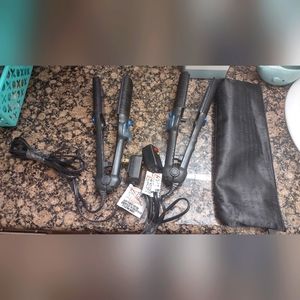 Maxius MaxiGlide MX-597 Professional Steam Burst 2" Flat Iron Lot of 2